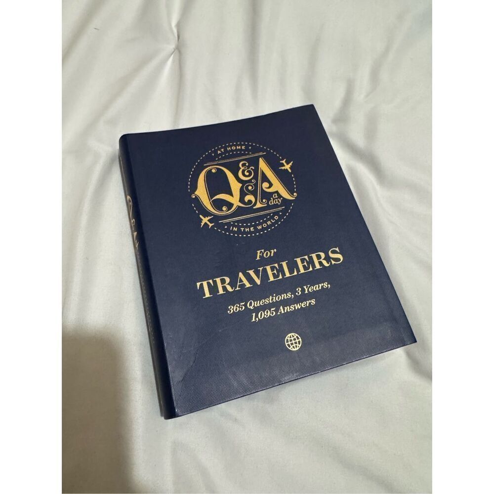 Q & A for travelers Journal NWt travel adventure book notes book